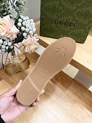 Gucci Matelasse Canvas Espadrille Sandal - 5