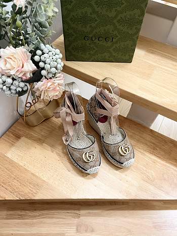 Gucci Matelasse Platform Espadrille