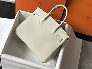 Hermes Birkin 30 Bag White Togo Gold 30cm - 4