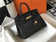 Hermes Birkin 30 Bag Black Togo Gold 30cm - 5