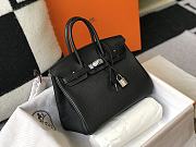 Hermes Birkin 30 Bag Black Togo Silver 30cm - 4