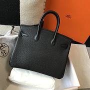 Hermes Birkin 30 Bag Black Togo Silver 30cm - 2