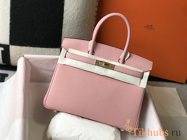 Hermes Birkin 30 Bag Pink Togo Gold 30cm - 1