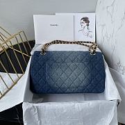 Chanel Medium Flap Bag Denim 25cm - 5