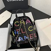 Chanel Backpack Black 25x21x15cm - 3