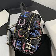 Chanel Backpack Black 25x21x15cm - 2