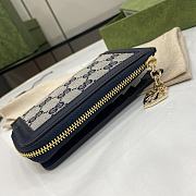 Gucci Luce Mini Wallet Blue 13x9x3cm - 5