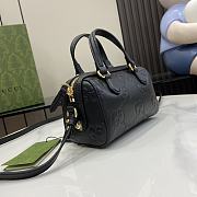 Gucci GG Super Mini Top Handle Bag Black 16x11x9cm - 6