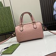 Gucci GG Super Mini Top Handle Bag Pink 16x11x9cm - 5