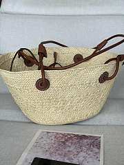 Loewe Tote Anagram Basket Raffia 34x19x15cm - 3