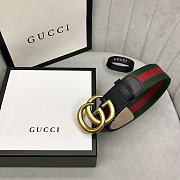 Gucci Double Buckle Web Belt 3.8cm - 3