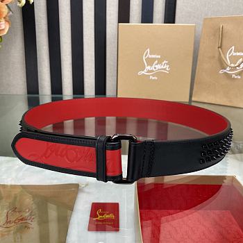 Christian Louboutin Loubi Spike Belt 3.8cm