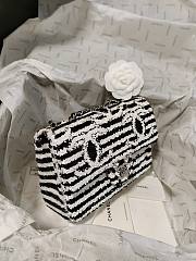 Chanel Small Flap Bag Sequins 13x21x8cm - 5