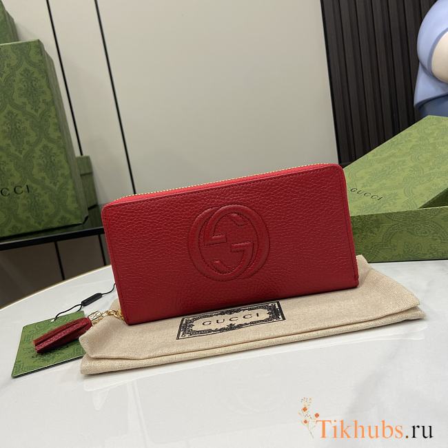 Gucci Wallet Soho Red 19.5x10x2.5cm - 1