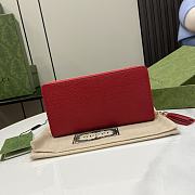 Gucci Wallet Soho Red 19.5x10x2.5cm - 2