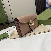 Gucci Wallet Marmont Rose Pink 19.5x10x2.5cm - 3