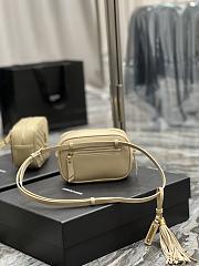 YSL Mini Mini Belt Bag Beige 15.5x10.5x5.5cm - 5