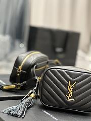 YSL Mini Mini Belt Bag Black Gold 15.5x10.5x5.5cm - 5