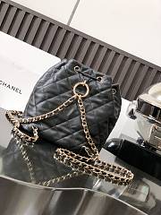 Chanel 23B Duma Backpack Black 22x21x13cm - 2