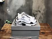 Balenciaga Triple S Black White Sneaker - 1