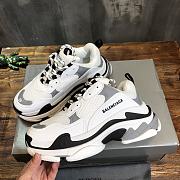 Balenciaga Triple S Black White Sneaker - 4