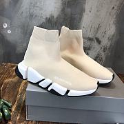 Balenciaga Speed 2.0 Lace-Up Sneaker Beige - 3