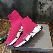 Balenciaga Speed 2.0 Lace-Up Sneaker Pink - 5