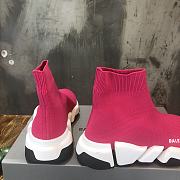 Balenciaga Speed 2.0 Lace-Up Sneaker Pink - 4