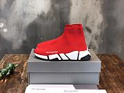 Balenciaga Speed 2.0 Lace-Up Sneaker Red - 1