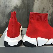 Balenciaga Speed 2.0 Lace-Up Sneaker Red - 5