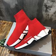 Balenciaga Speed 2.0 Lace-Up Sneaker Red - 3