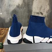 Balenciaga Speed 2.0 Lace-Up Sneaker Blue - 5