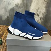 Balenciaga Speed 2.0 Lace-Up Sneaker Blue - 2