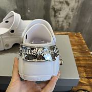 Balenciaga Platform Crocs White - 4