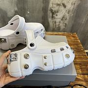 Balenciaga Platform Crocs White - 3