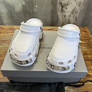 Balenciaga Platform Crocs White - 2