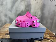 Balenciaga Platform Crocs Pink - 1