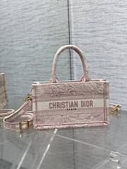 Dior Book Tote Pink Bag 21.5x13x7.5cm - 1