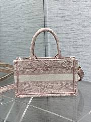 Dior Book Tote Pink Bag 21.5x13x7.5cm - 4