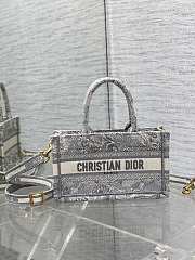 Dior Book Tote Green Bag 21.5x13x7.5cm - 1