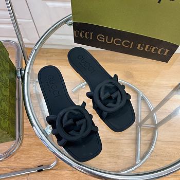 Gucci Rubber Black Slides