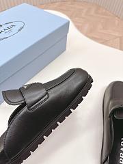 Prada Leather Black Mules - 2