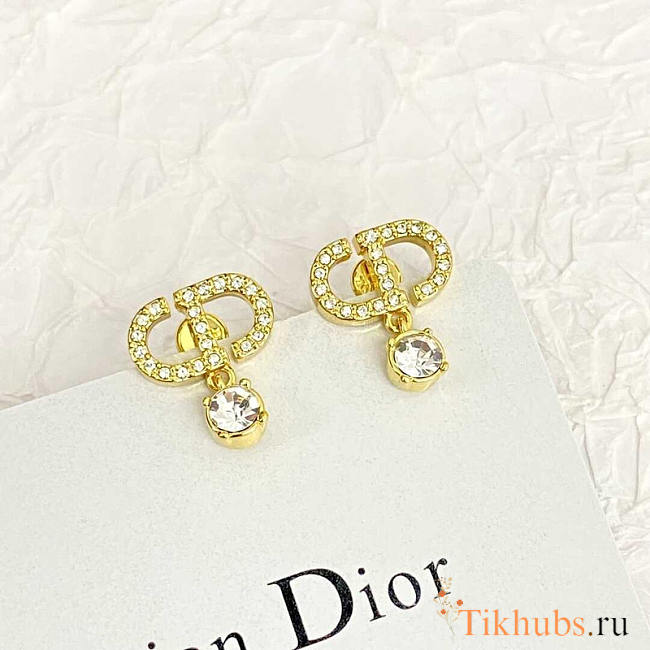 Dior Petit CD Stud Earrings - 1