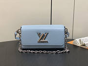 Louis Vuitton LV Twist West Pochette Blue 19 x 10.5 x 6.5 cm - 1