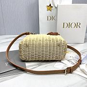 Dior Lady Bag Caramel Wicker 24cm - 6