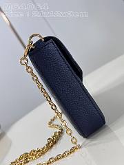 Louis Vuitton LV Félicie Pochette Navy Blue 21 x 12 x 3 cm - 2