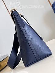 Louis Vuitton LV CarryAll MM Tourterelle Navy Blue 39x30x15cm - 5