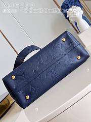 Louis Vuitton LV CarryAll MM Tourterelle Navy Blue 39x30x15cm - 4