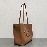 Celine Medium Cabas Cuir Triomphe Tan 54x29.5x15cm - 5