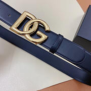 Dolce & Gabbana DG Belt Gold Black 2.5cm - 3